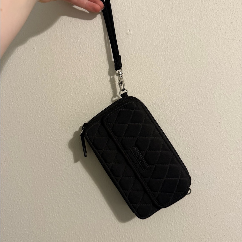 Vera Bradley Black Wristlet